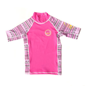 SHORT SLEEVE TOP AZTEC PINK