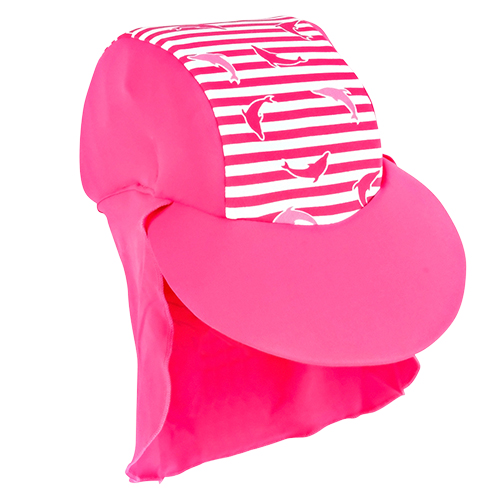 UVP50+ HAT DOLPHIN STRIPE 2-6yrs - Image 3