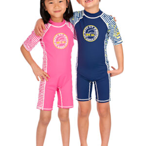Alternative view of Dolphin Stripe sunsuit