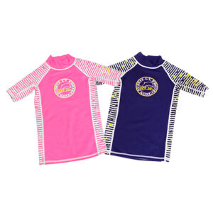 SHORT SLEEVED TOP DOLPHIN NAVY/STRIPE OR PINK/STRIPE
