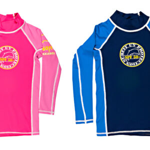 LONG SLEEVE TOP NAVY/ROYAL AND PINK/ICE