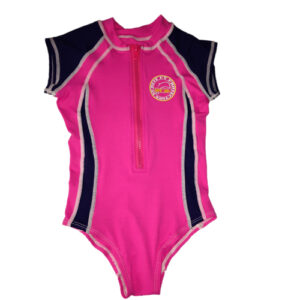 SWIMSUIT WITH CAPPED SLEEVE